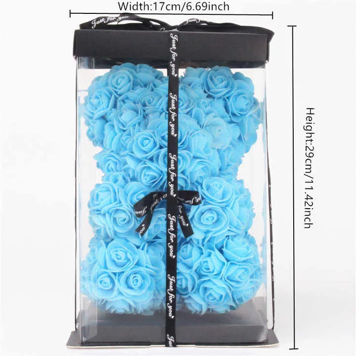 صندوق زهور--Rose Bear With Box