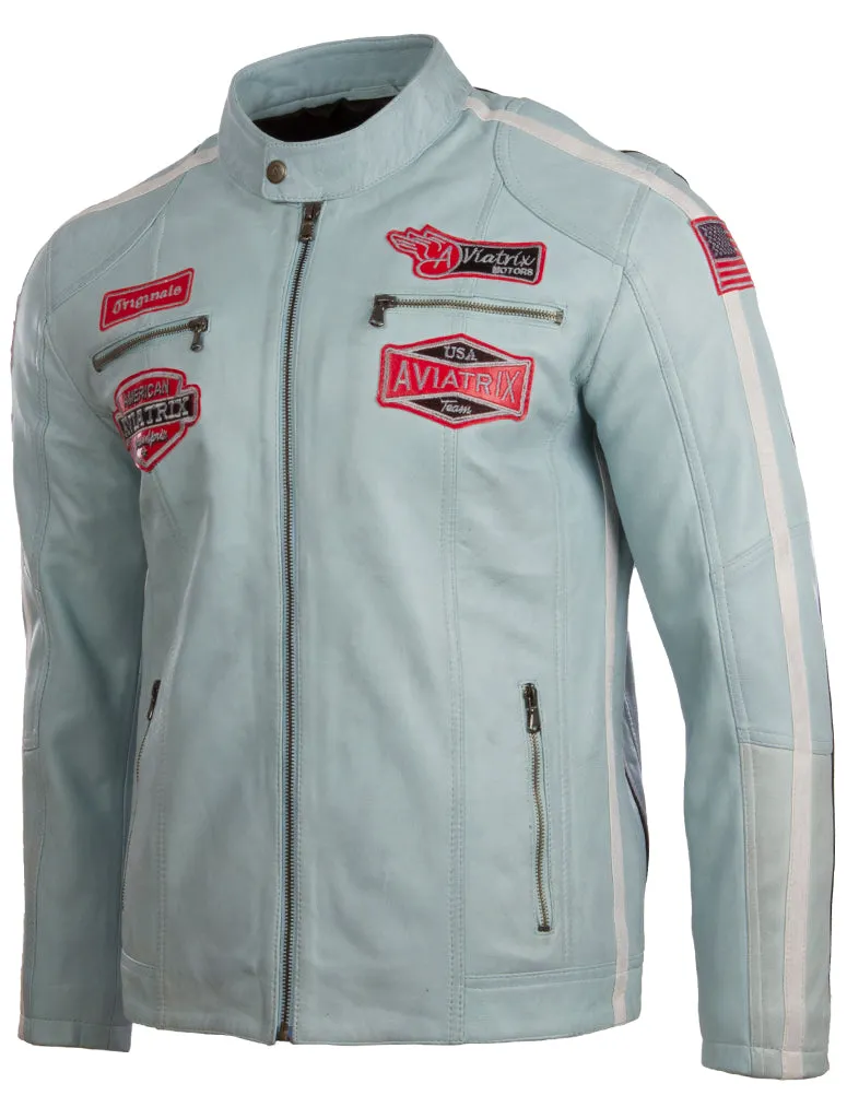 0G2T Men's Racing Biker - Sky Blue