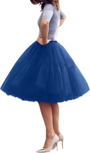2023 Fashion New Womens Skirts Tulle Mesh Pleated Puffy Skirt Speed Outfits for Party Skirts Poodle Midi Skirt