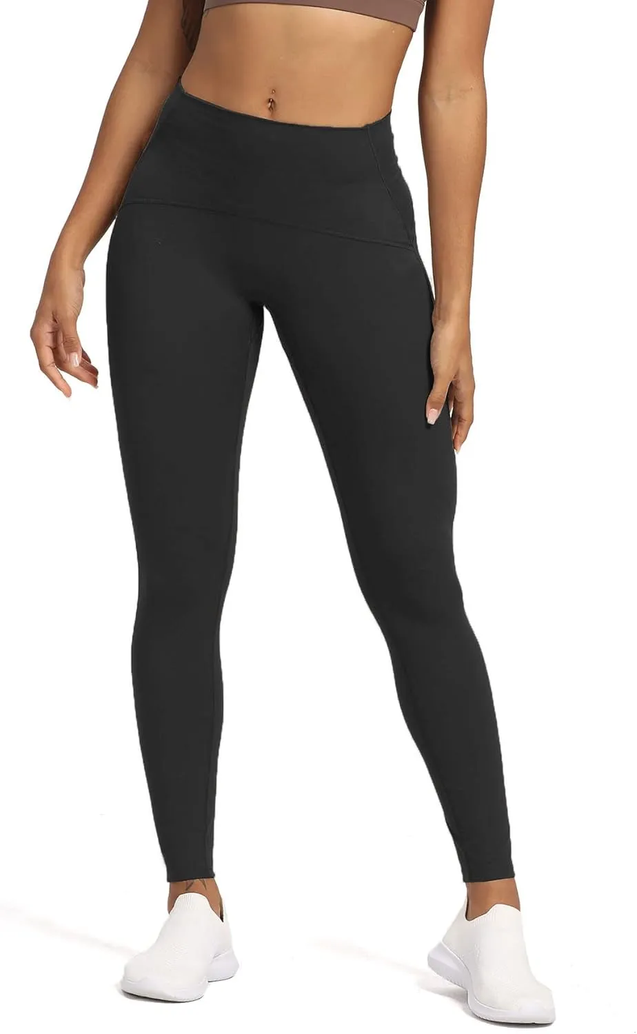 Aoxjox High Waisted Workout Leggings for Women Tummy Control High Rise Scrunch Buttery Soft Scarlett Yoga Pants