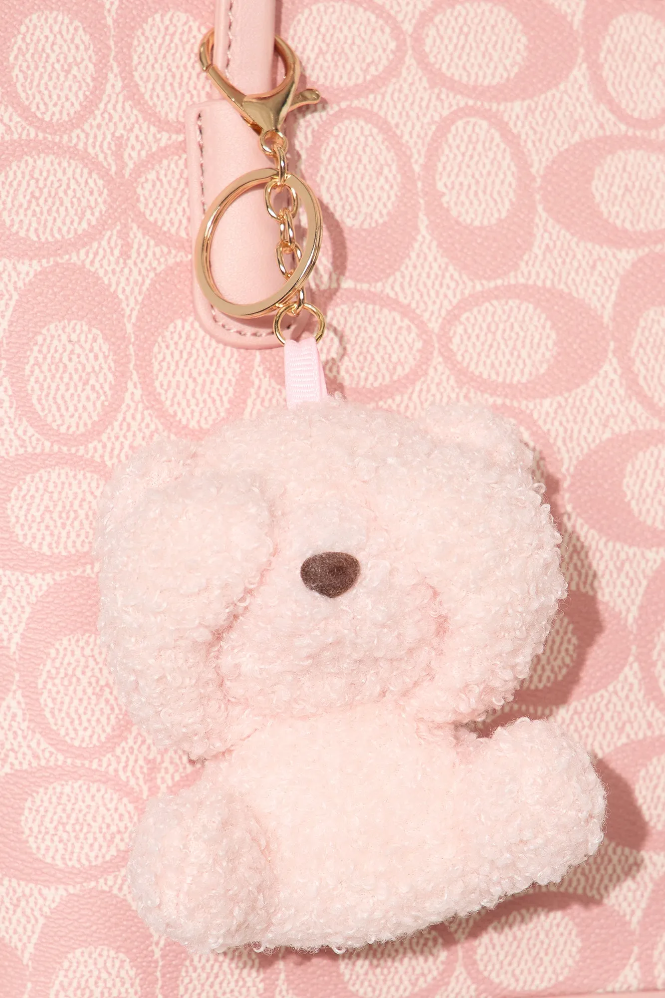 Bashful Buddy Handbag Charm - Pink