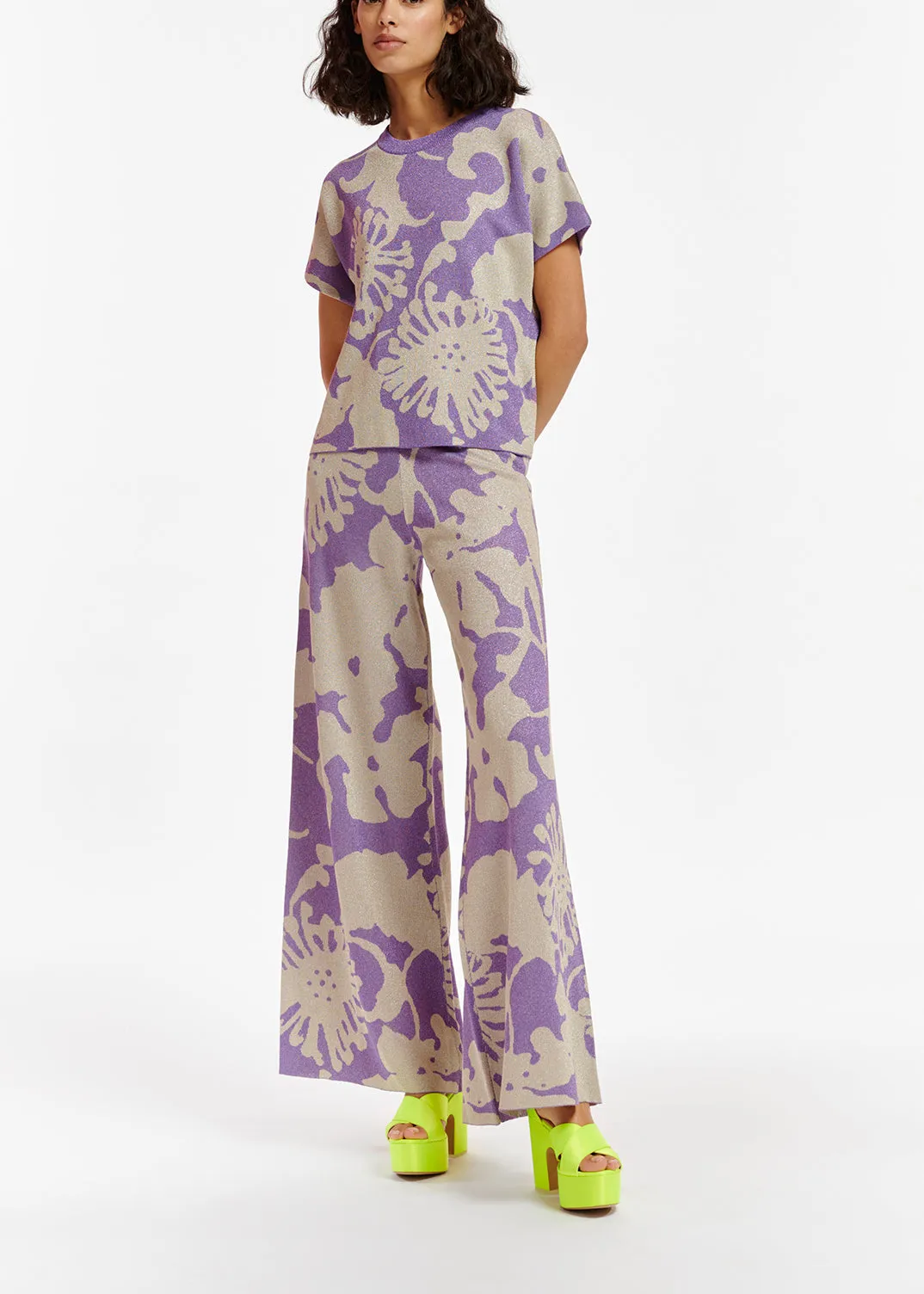 Beige and purple jacquard-knit lurex pants (ready to publish wrong_packshot)