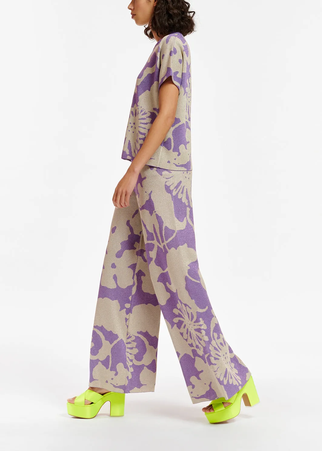 Beige and purple jacquard-knit lurex pants (ready to publish wrong_packshot)