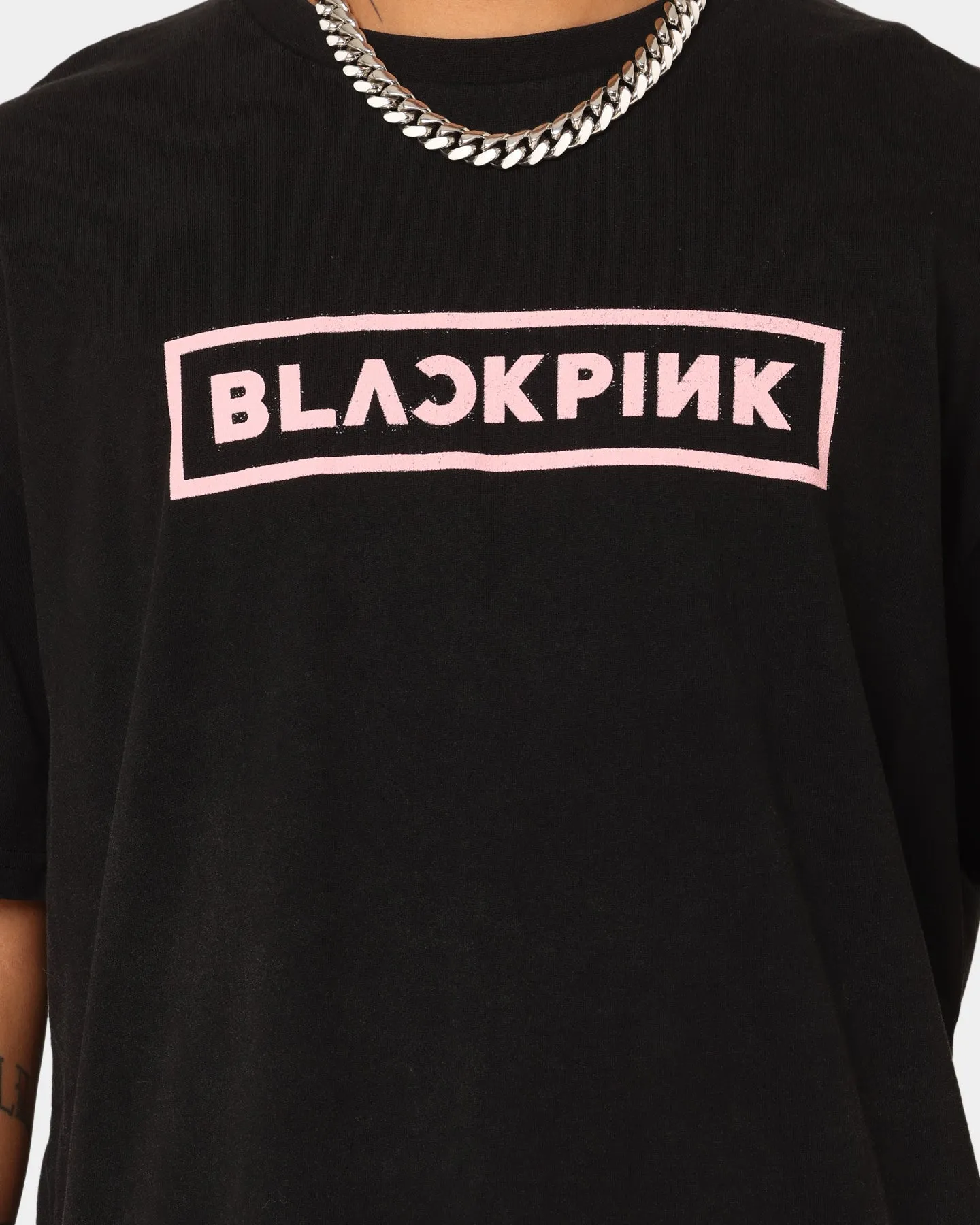 Black Pink Black Pink Album T-Shirt Washed Black