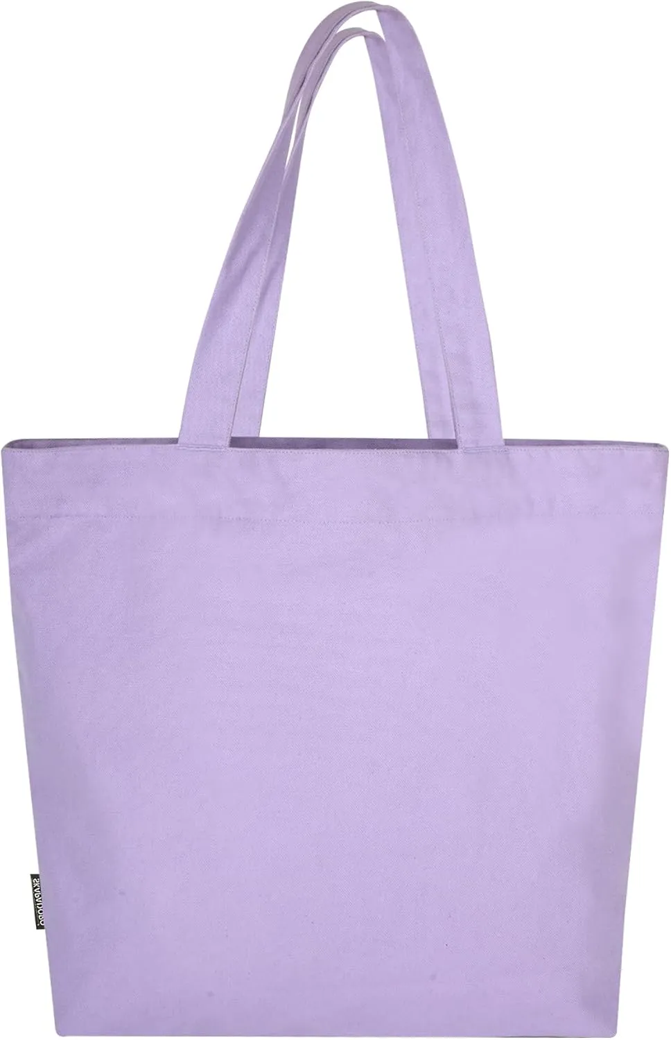 Canvas Big Zip Printed Handbag Tote, Cotton, Inner Pocket, Ecofriendly Bags for Women, Shopping Bag, Easy to Wash