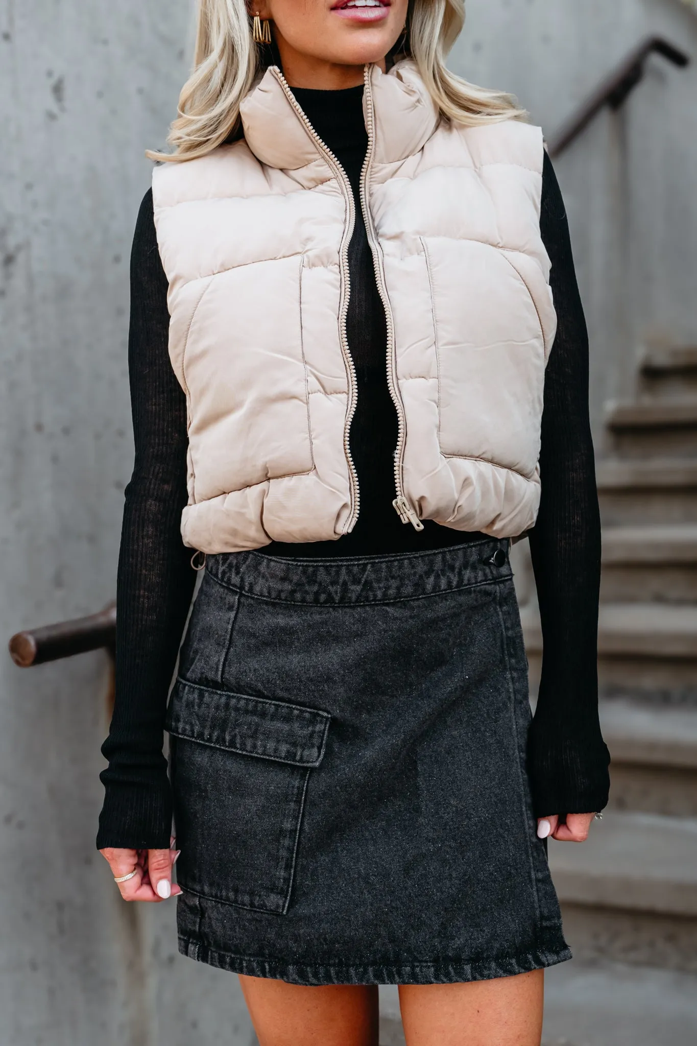 Chill Puffer Vest - Khaki