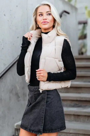 Chill Puffer Vest - Khaki