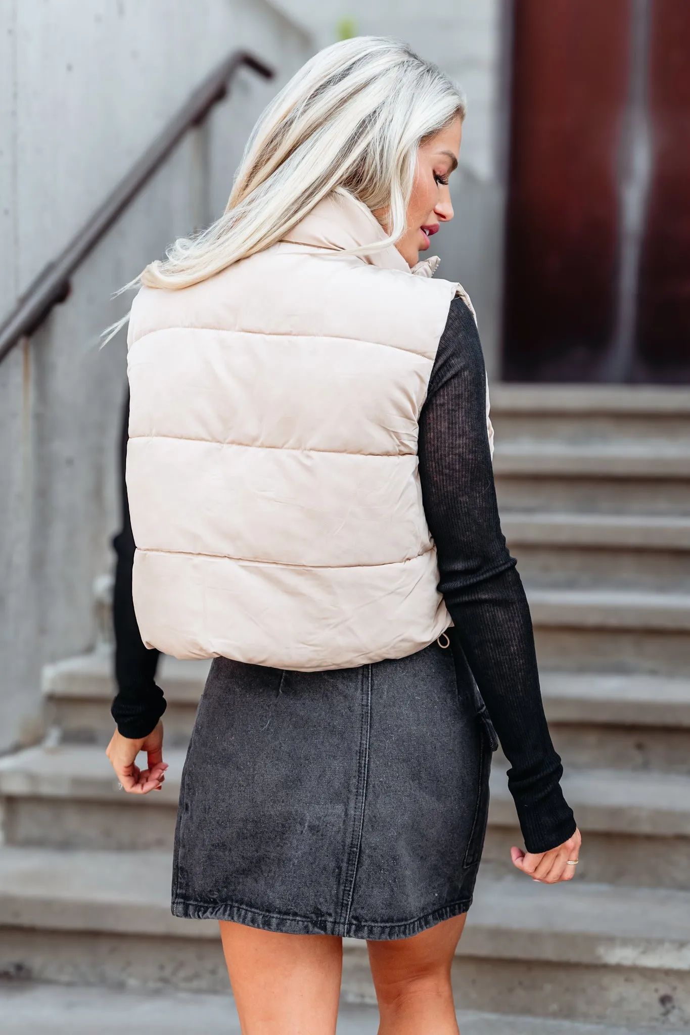Chill Puffer Vest - Khaki