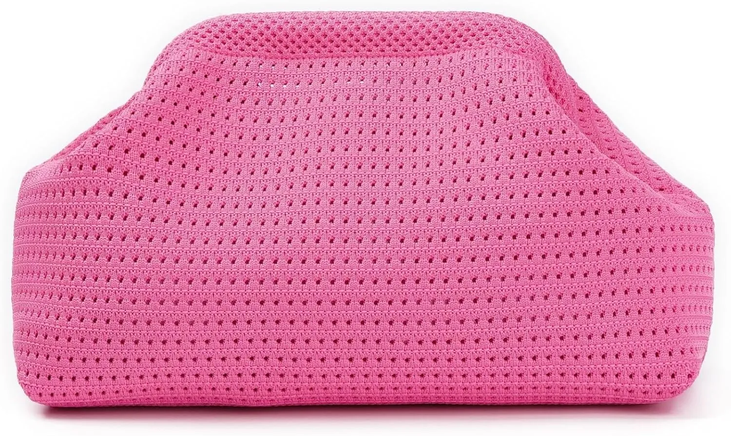 Crochet Clutch Summer Beach Purse Women 2025 Evening Handbag Woven Chain Crossbody Dumpling Knit Cloud Bag