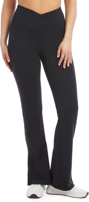 Danskin Women's Side Slit Flare Yoga Pant