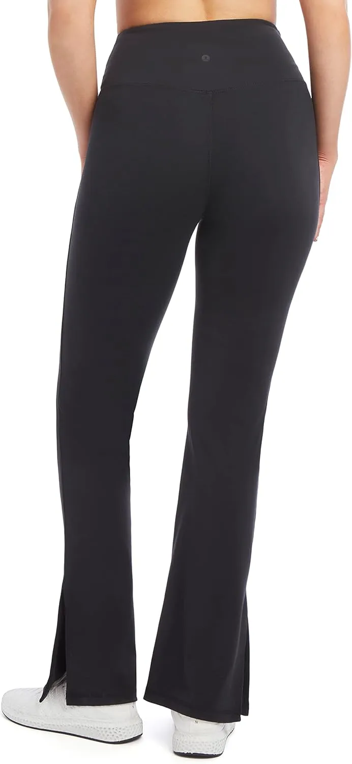 Danskin Women's Side Slit Flare Yoga Pant