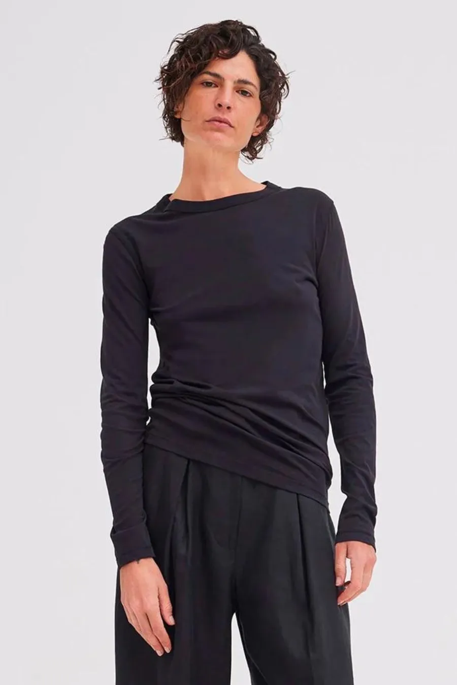 Davies Longsleeve Tee Black