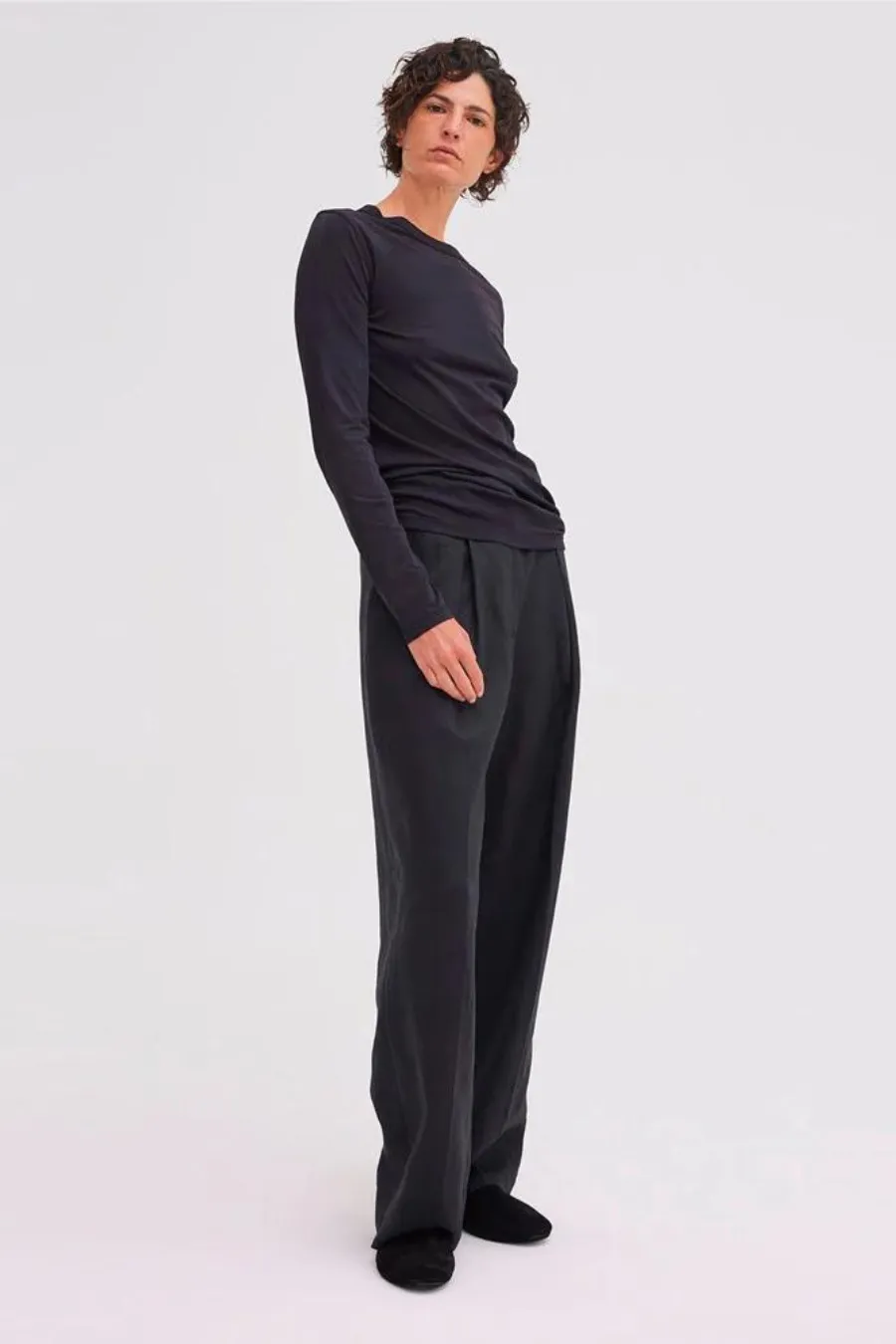 Davies Longsleeve Tee Black