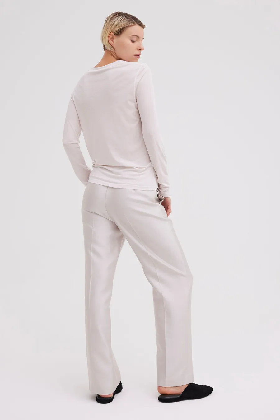 Davies Longsleeve Tee Bone