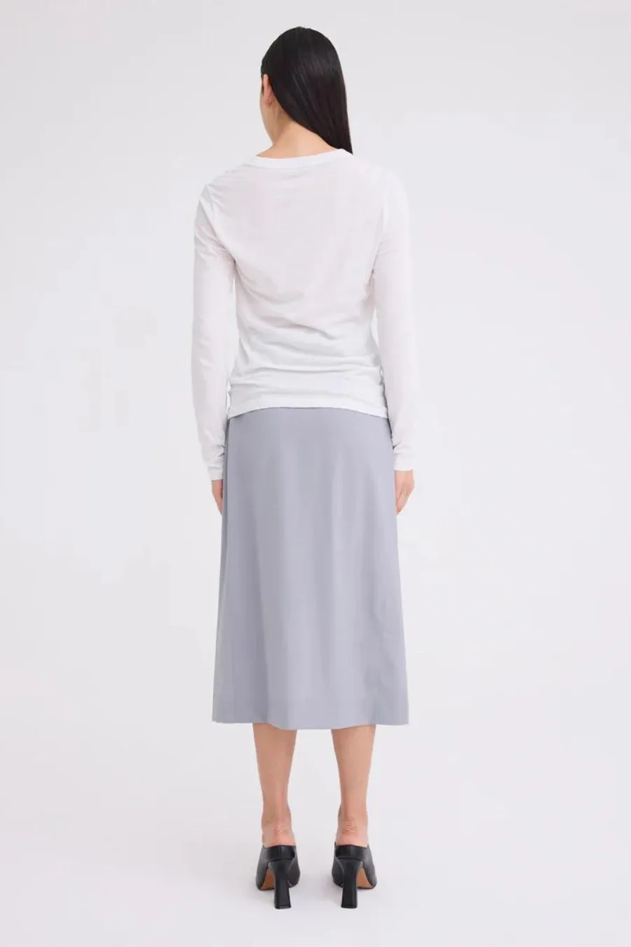 Davies Longsleeve Tee Ghost
