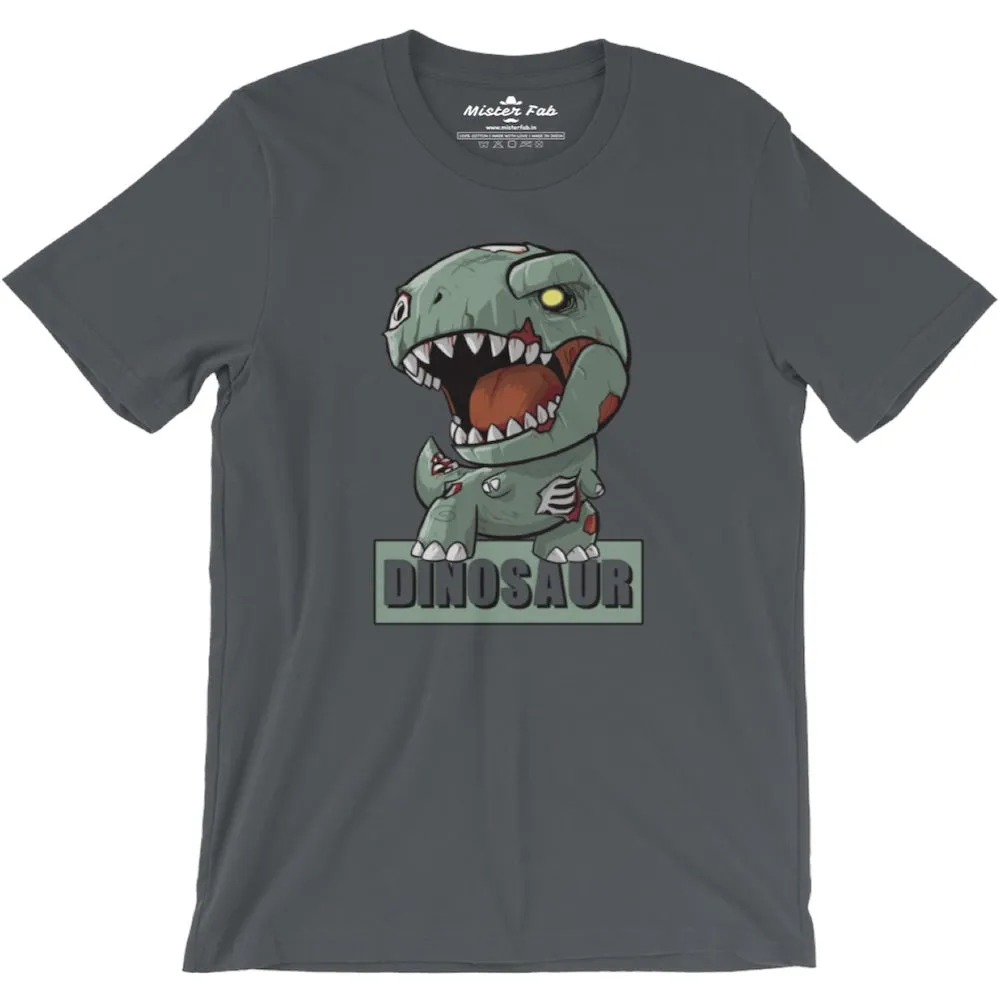 Dinosaur Men round Neck T-Shirts
