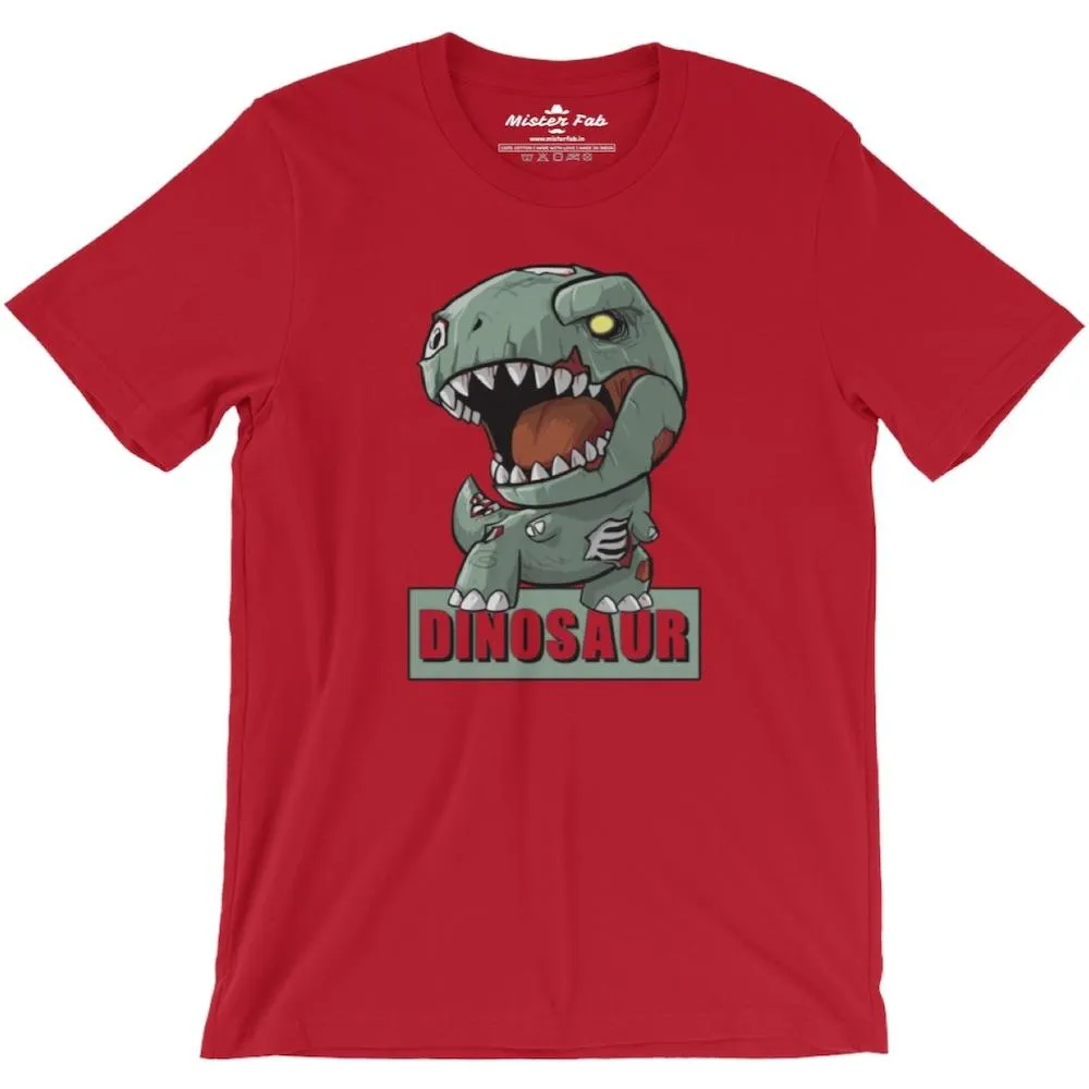 Dinosaur Men round Neck T-Shirts