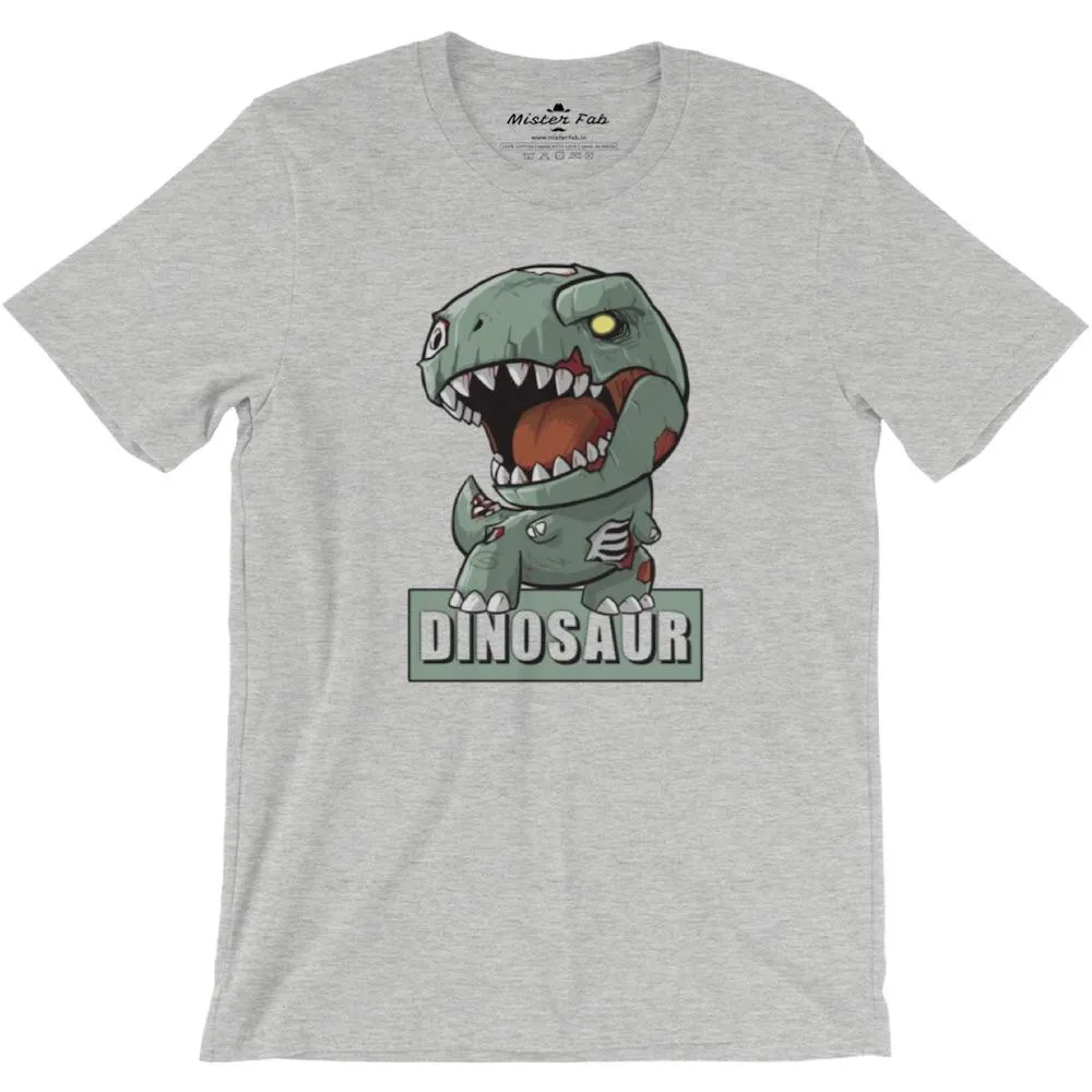 Dinosaur Men round Neck T-Shirts