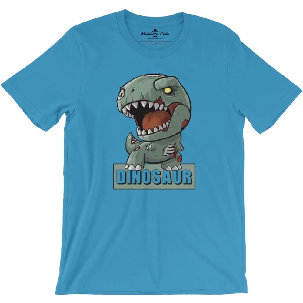 Dinosaur Men round Neck T-Shirts