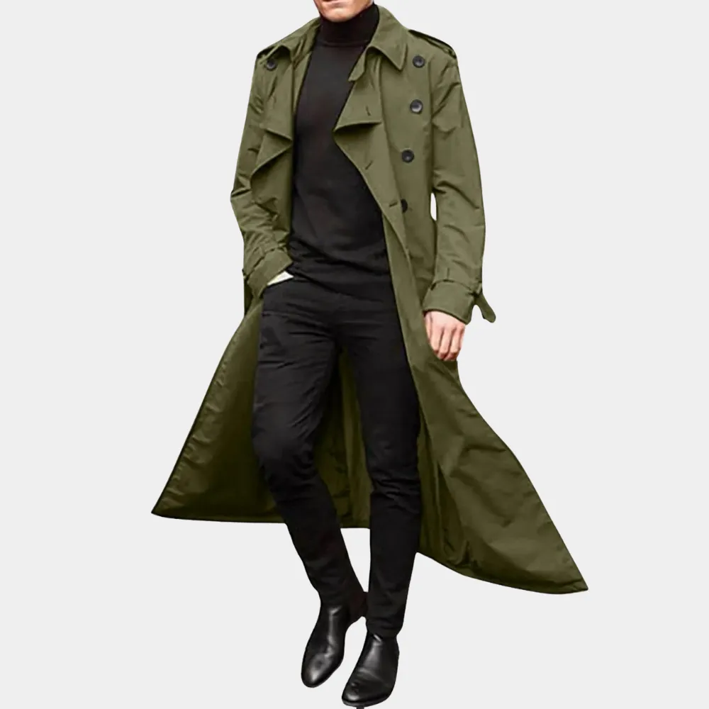 Emilio Mantel | Heren Casual Lange Mantel