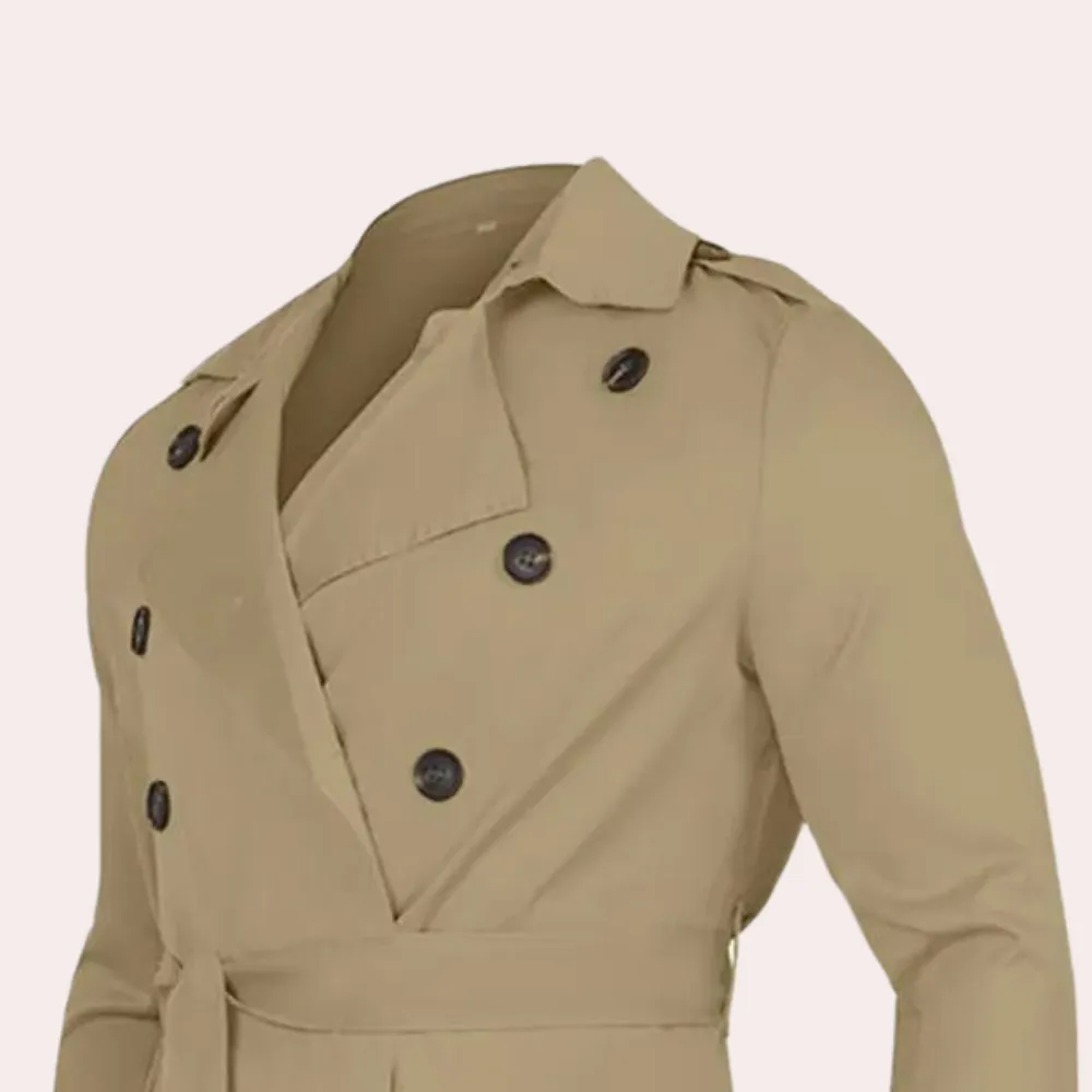 Emilio Mantel | Heren Casual Lange Mantel