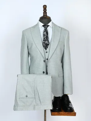 Enzo White Set Blazer Linen Suit