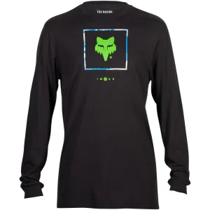 Fox Racing  Mens Atlas Long Sleeve Premium Tee T-Shirt Casual Cotton Black
