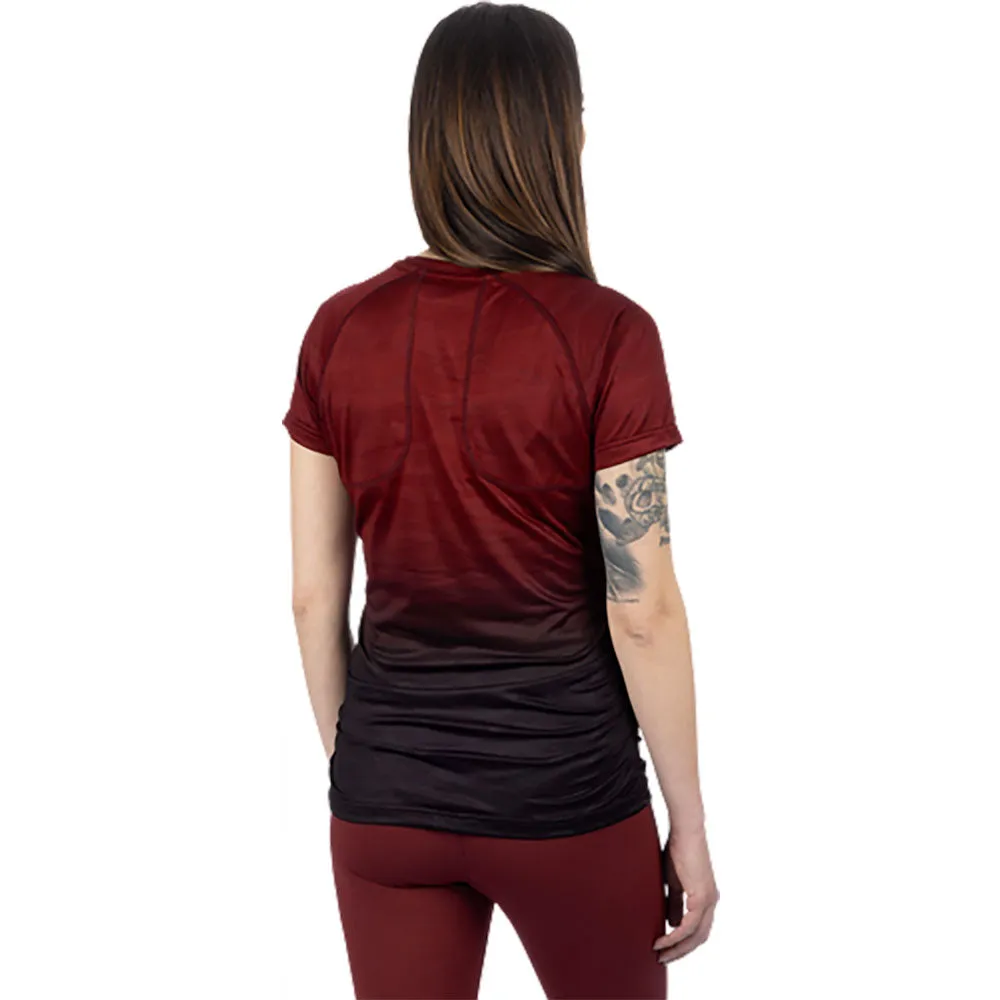 FXR Exhale Active T-Shirt Raspberry-Black Pink
