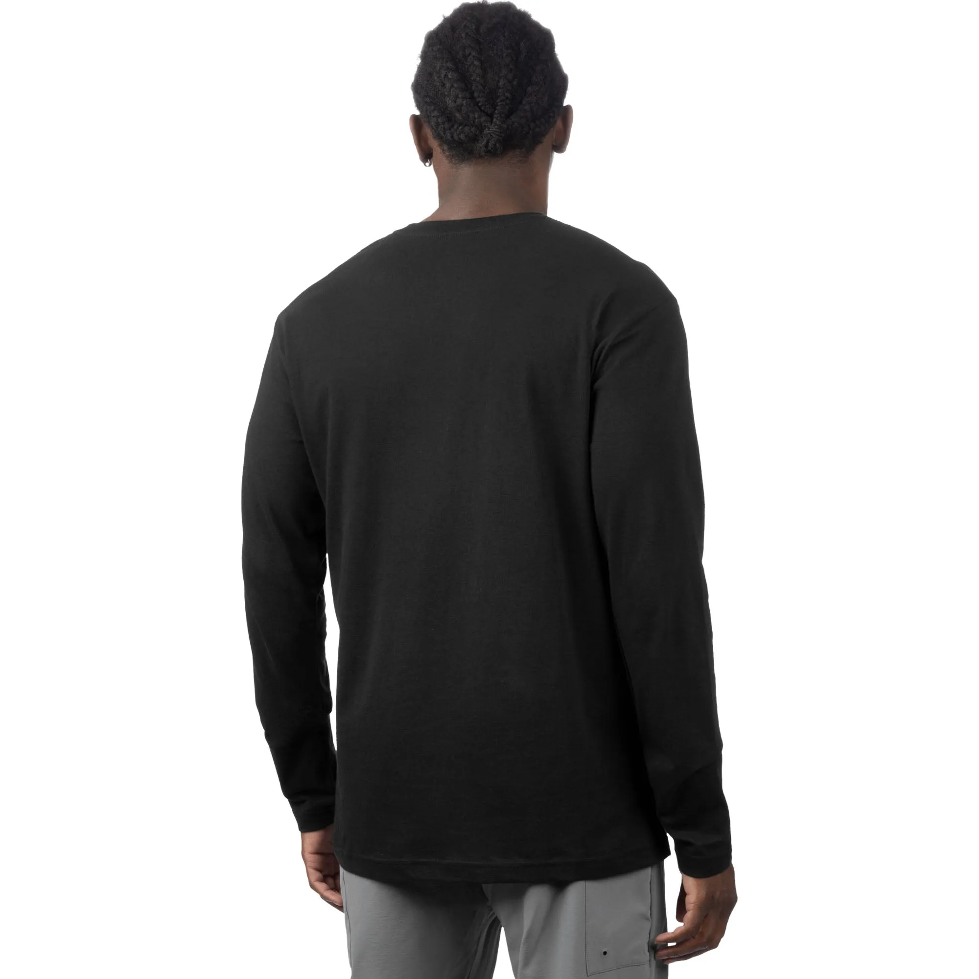 FXR  Mens Podium Premium Long Sleeve T-Shirt Tee DWR Sunshield Black White