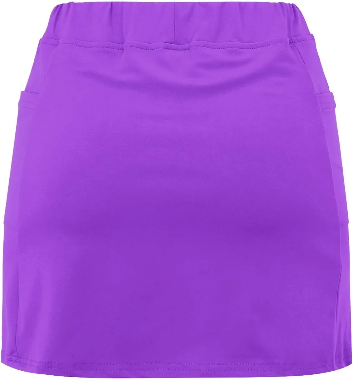 Generic Skorts for Women with Pockets - Lightweight Skirt Athletic Inner Shorts for Running Tennis Golf Workout Sports