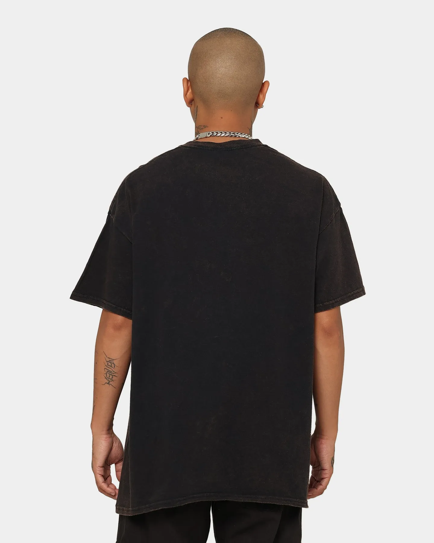 Goat Crew X Muhammad Ali Ringer Vintage T-Shirt Black Wash