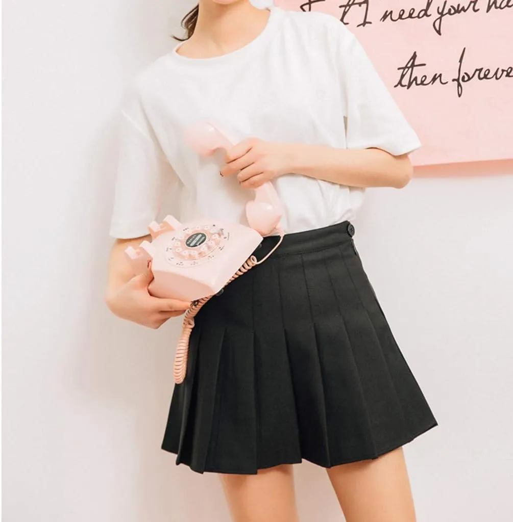 High Waisted Mini Skirts for Women Anti-Slip Lining A-Line Casual Skirts with Elastic Waist and Flowy Chiffon Fabric