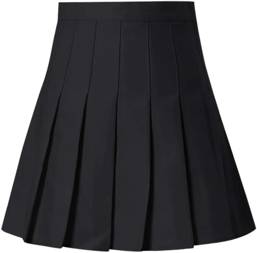 High Waisted Mini Skirts for Women Anti-Slip Lining A-Line Casual Skirts with Elastic Waist and Flowy Chiffon Fabric