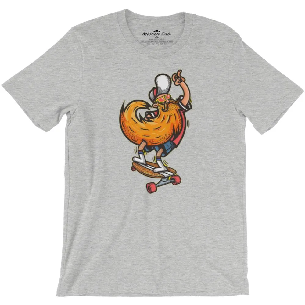 Hipster Beard Men Round Neck T-shirts