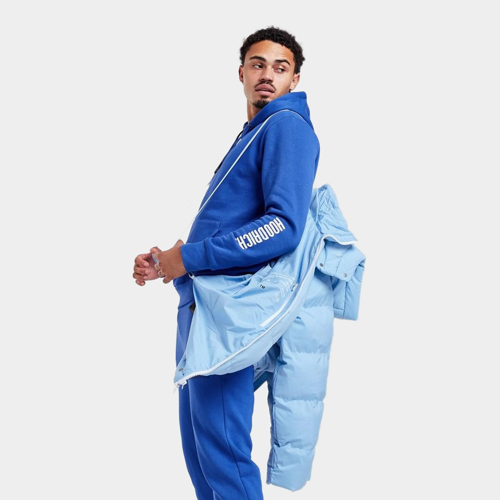 Hoodrich OG Phenom Puffer Jacket Placid Blue / White
