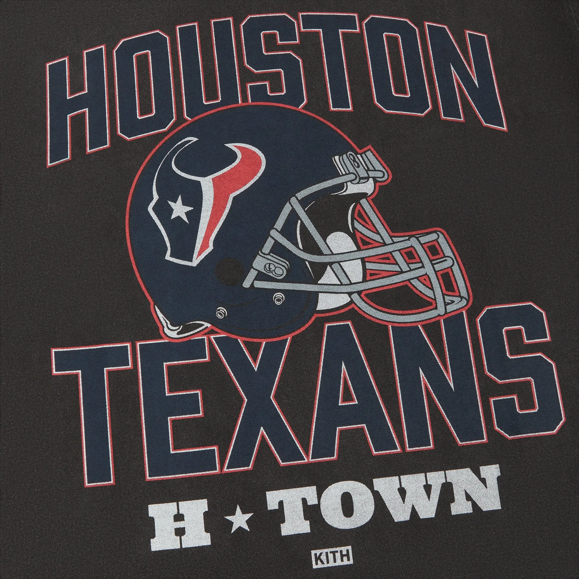 Kith for the NFL: Texans Vintage Tee - Black