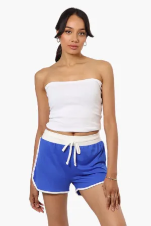 Mikk Basic Solid Dolphin Shorts - Blue