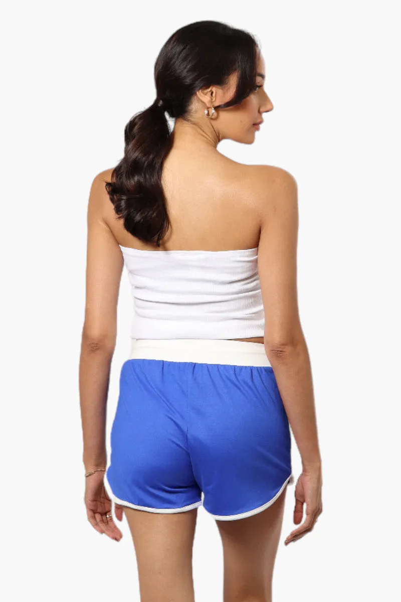 Mikk Basic Solid Dolphin Shorts - Blue