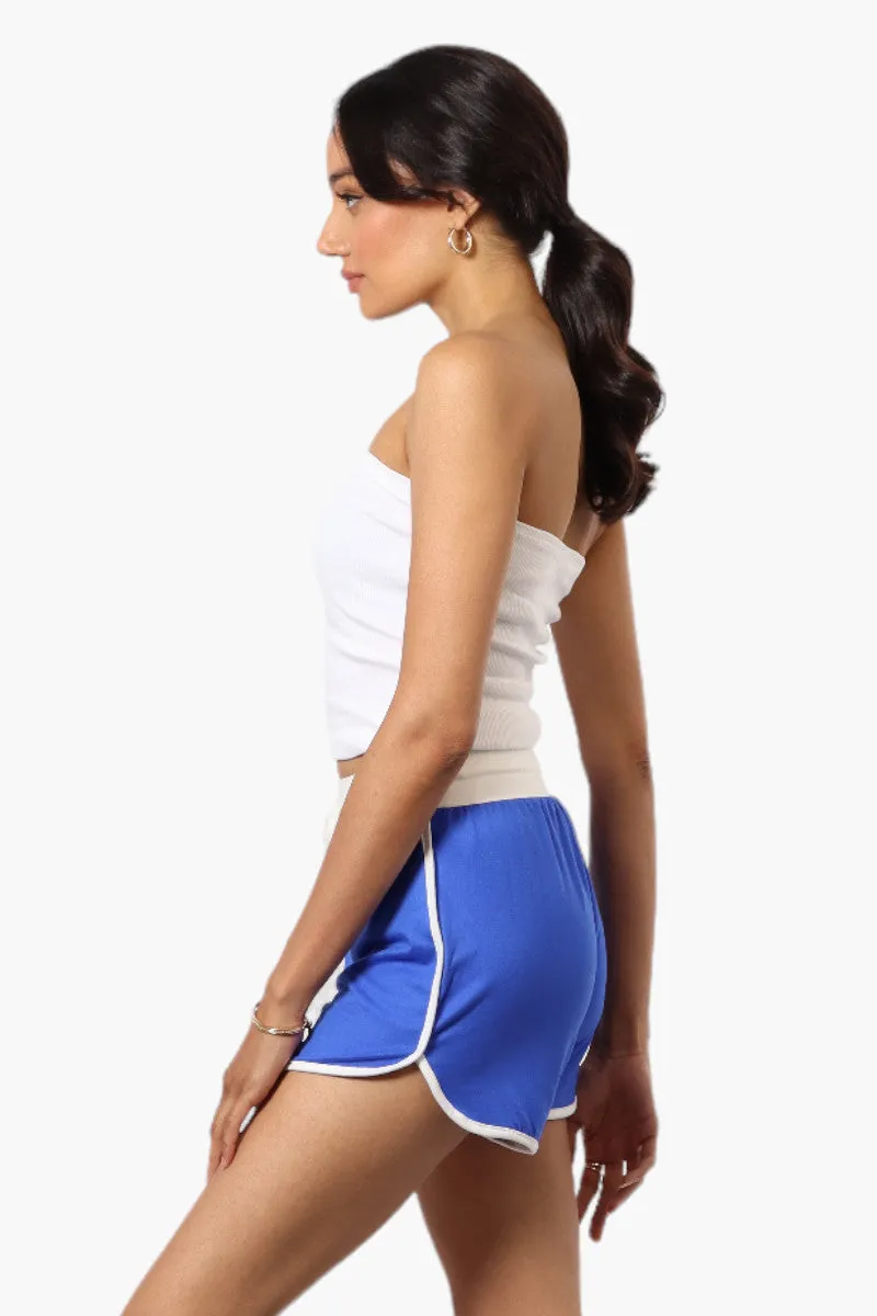 Mikk Basic Solid Dolphin Shorts - Blue