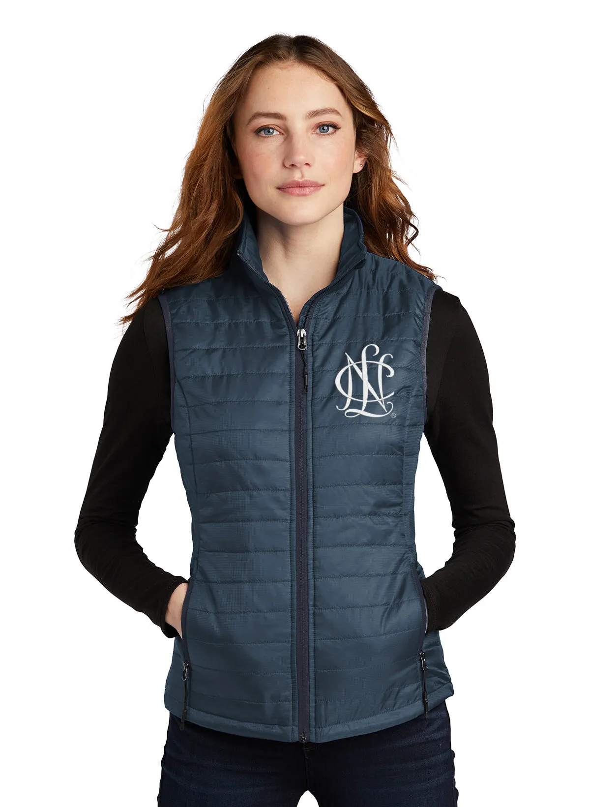 National Charity League Puffer Vest - NCL Puffy Vest Navy