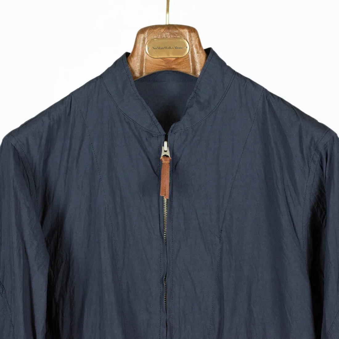 Navy lightweight cotton blouson