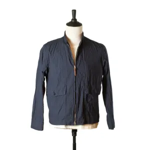 Navy lightweight cotton blouson