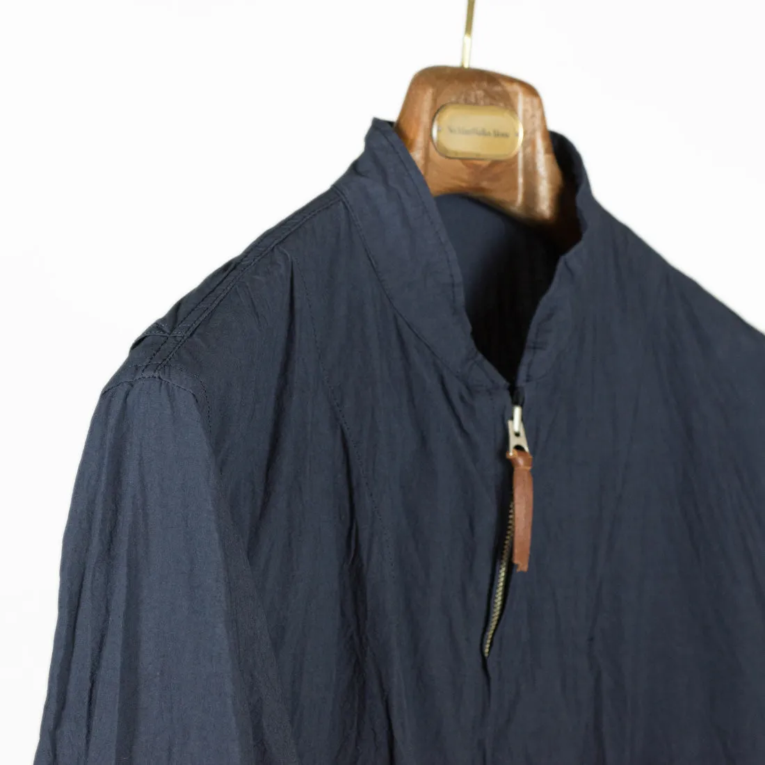 Navy lightweight cotton blouson