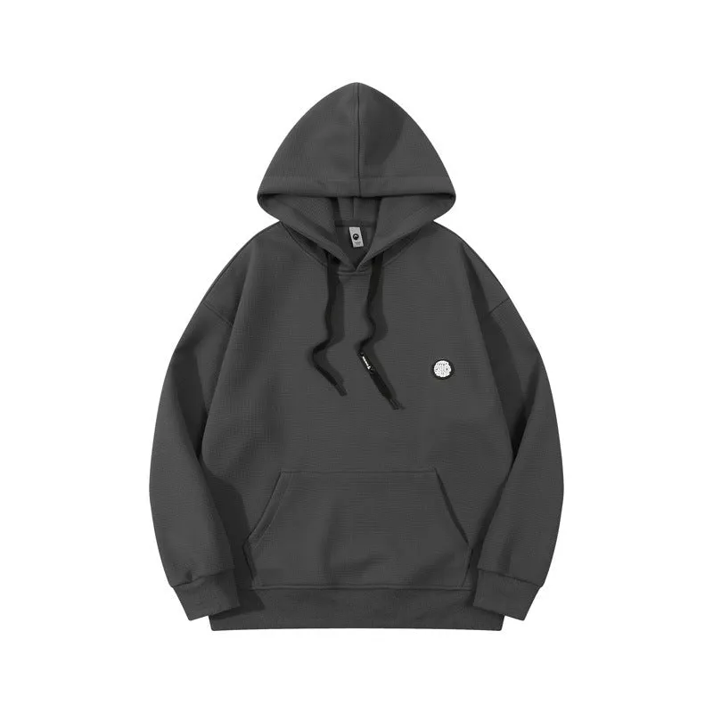 New Waffle Hooded Men's Thick Casual Top