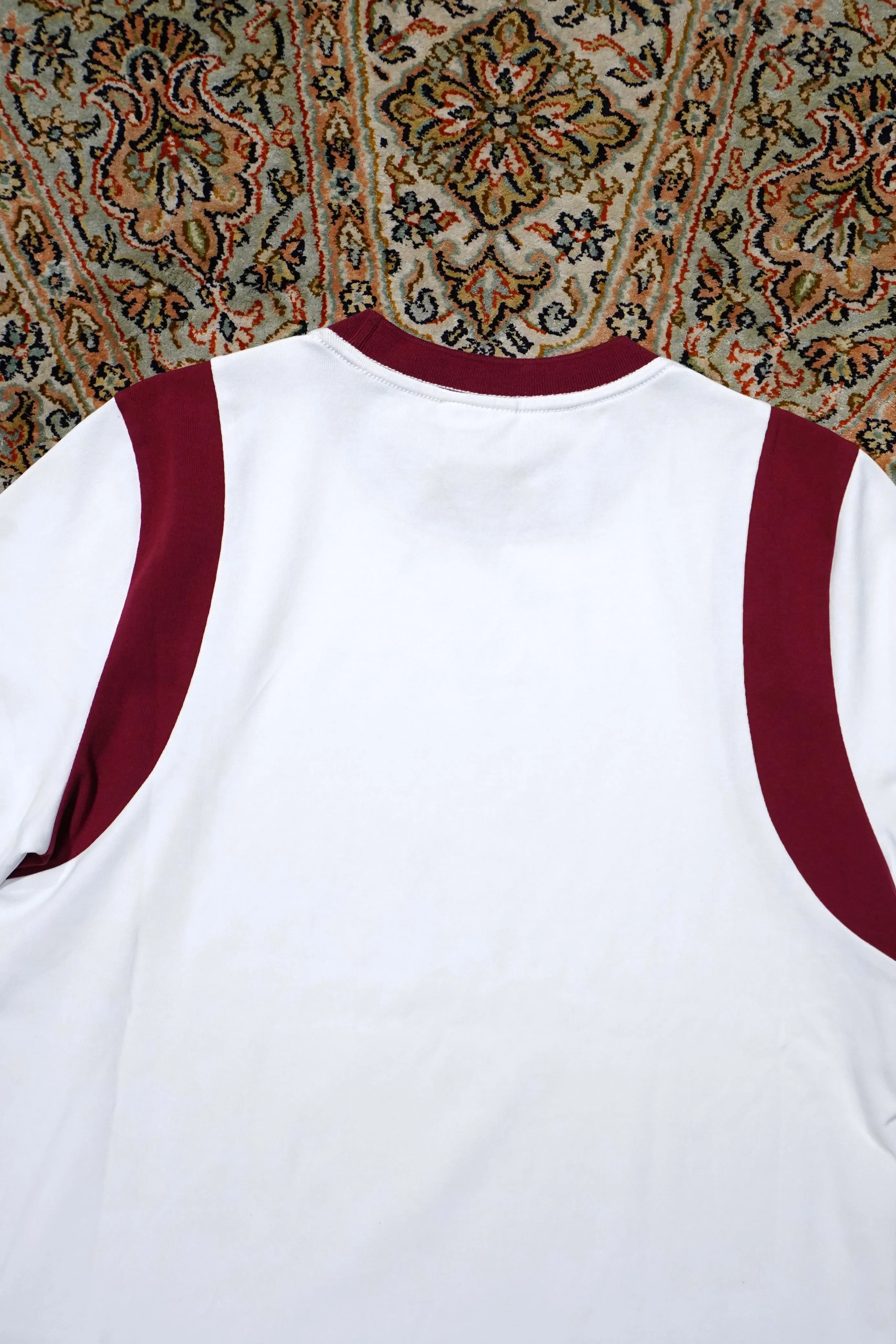 P.A.M COCO STAR X P.A.M. RINGER SS TEE (WHITE/GARNET)