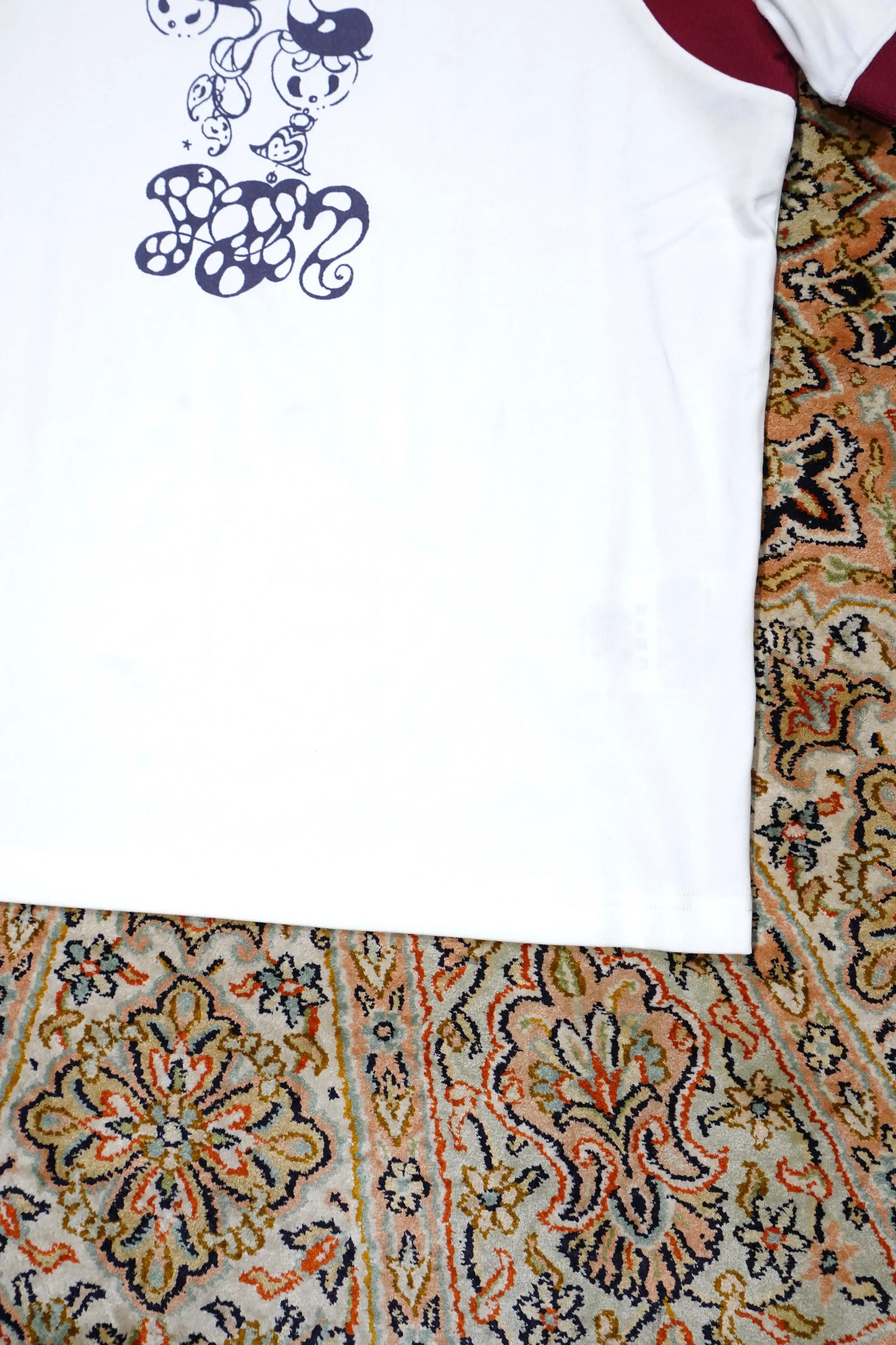 P.A.M COCO STAR X P.A.M. RINGER SS TEE (WHITE/GARNET)