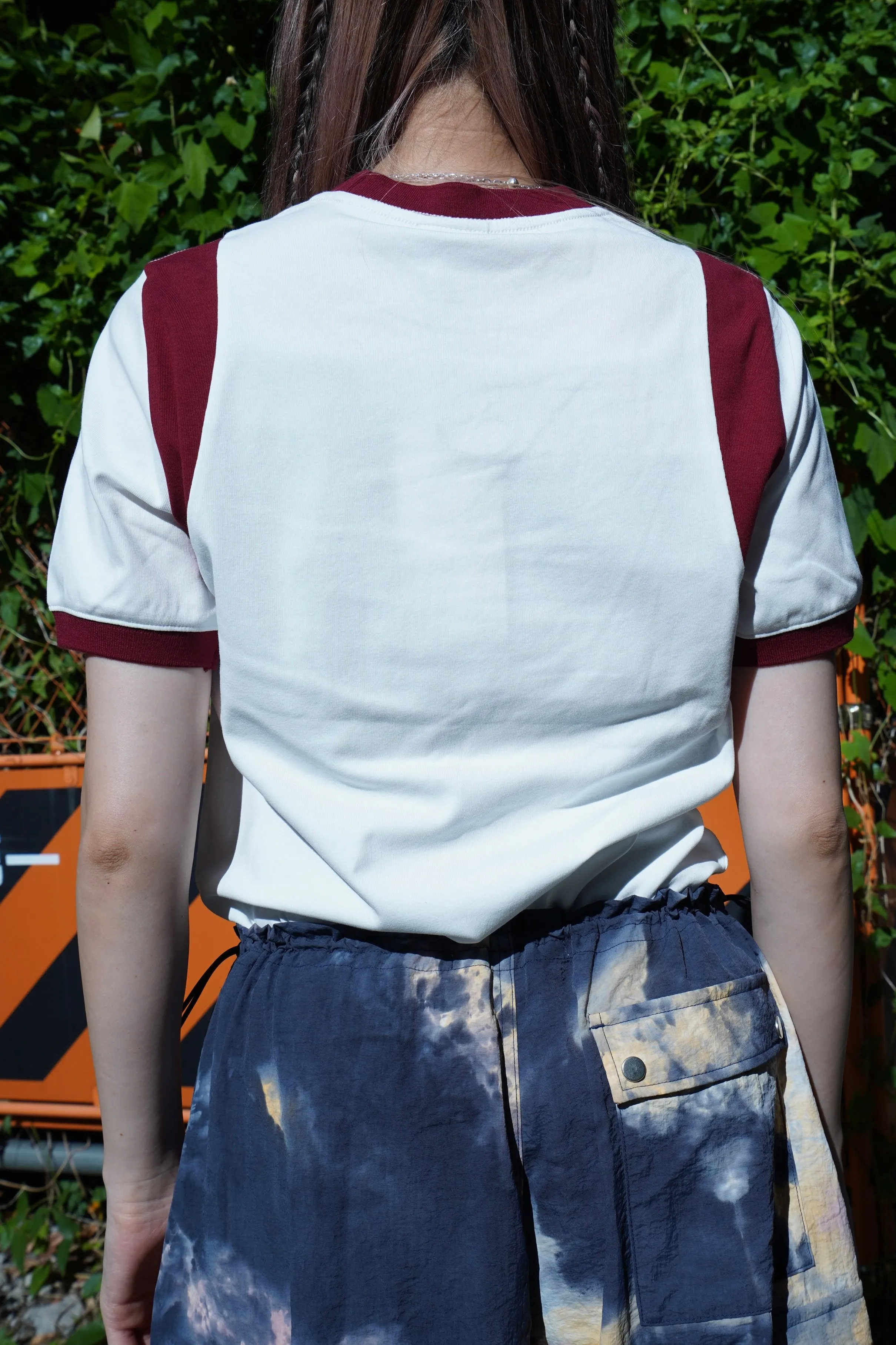 P.A.M COCO STAR X P.A.M. RINGER SS TEE (WHITE/GARNET)