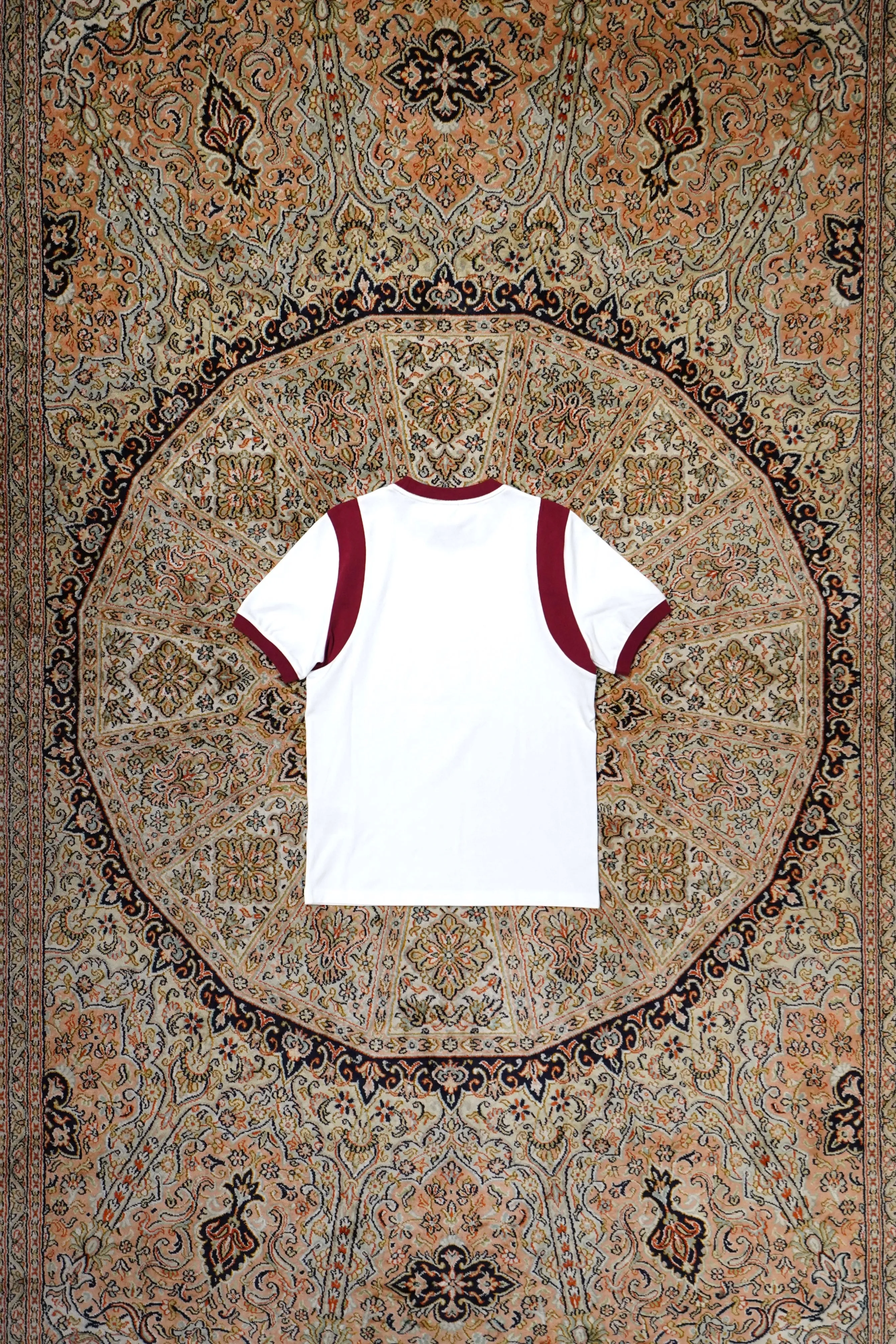 P.A.M COCO STAR X P.A.M. RINGER SS TEE (WHITE/GARNET)