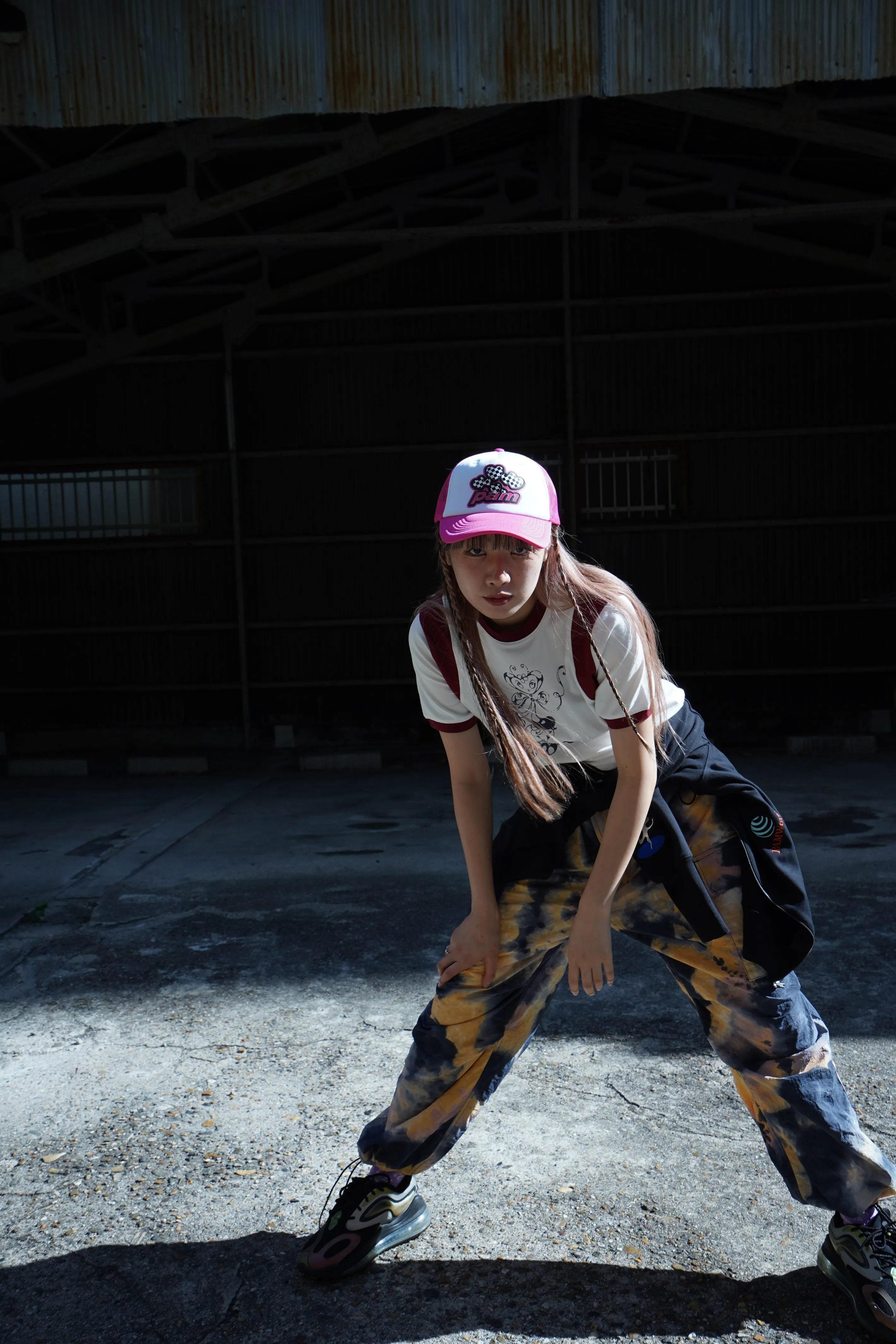 P.A.M COCO STAR X P.A.M. RINGER SS TEE (WHITE/GARNET)