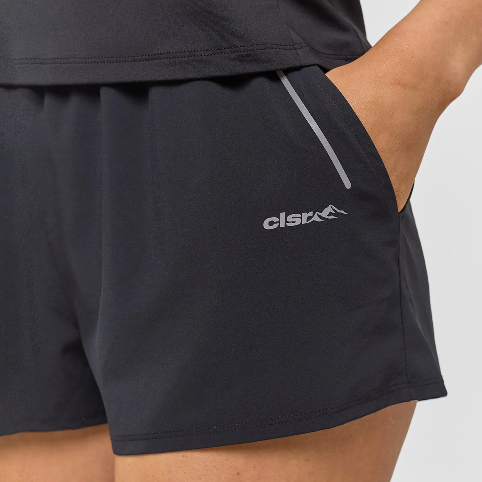 Performance 1/4 Zip Top & Short Set | Matcha Black